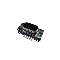 Adam Tech DE09-PN-24 Plug CONN D-SUB PLUG 9POS R/A SLDR