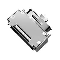 Amphenol Positronic D104000ELNE30/AA Lightweight Aluminum Backshell D, D-Sub Backshell, Machined Aluminum, Top Entry with Tie Wrap, UNC 4-40 captive rotating male jackscrews, RoHS, Size 6