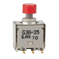 NKK Switches G3B25AP-XC Pushbutton Switches DPDT ON(ON) BRKT RED