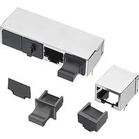 Wurth Elektronik 726154101 Cap WA-PCCA ModJack PE Blk 13.8x11.2x16.2mm