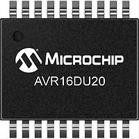 Microchip Technology AVR16DU20T-I/SS Microcontrollers 16KB, 2KB SRAM, 24MHz, USB, 10b ADC, 2xUART, SPI, TWI