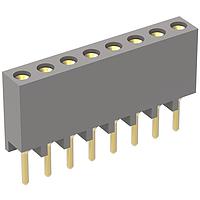 AirBorn WT8SAD9 Receptacles 1Row Straight Rectpl Board Mount