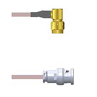 Amphenol Custom Cable Q-3300I0001108i RF Cable Assemblies SMA-RP/BNC-SP G178 108I