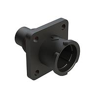 Amphenol SINE Systems FLS010N3W3P03 Connectors 6 POS SQUARE FLANGE RECEPT