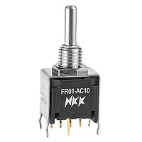 NKK Switches FR01AC10PB Rotary Switches 10mm DECIMAL YELLOW ACTUATOR