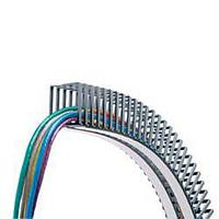 Panduit FL25X25LG-AV Flexible Wiring Duct Slotted Duct, Polypropylene,25X25X500mm,