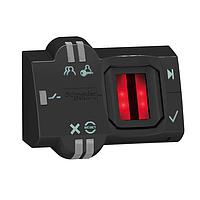 SCHNEIDER XB5S2B2L2 Biometric Switch, Momentary Biometric w/cable