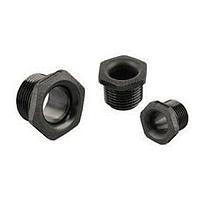 Heyco 3621B Threaded Smooth Bore Bushing TSB 1/4 BLACK