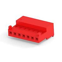 AMP Connectors - TE Connectivity 3-644038-7 Receptacle Assembly 07P MTA100 CONN ASSY RED 15AU