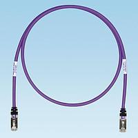 Panduit STP6X5MVL Cat 6a Copper Patch Cord, Cat 6A, Violet S/FTP