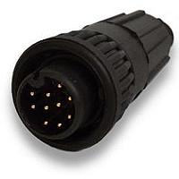 CONXALL W6880-10SG-528 Standard Circular Connector Cbl End 10P F Sckt Crmp Ct 7.2mm Mx Cbl