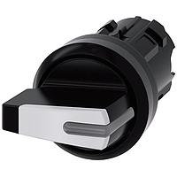 SIEMENS 3SU10022FM600AA0 Short Handle SEL SW, 3POS,MOM,Plastic l>O<ll,Short