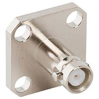 Amphenol RF 034-5025 Connectors HD-BNC Female REC 4 Hole Flange 50 Ohm