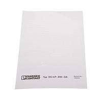 PHOENIX CONTACT 1003433 Insert Strip, Laser Printer ES/LP BW-GB
