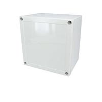 Bud Industries PIP-11774 Commercial Enclosures PC+10% Fiberglass Box with Captive Screws (7.1 X 7.1 X 4.9 In)