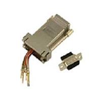 NorComp RJADK09P7080831 D-Sub Adapters & Gender Changers 9P Male to RJ45 Gray Adapter Kit