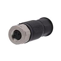 Amphenol CONEC 42-00006 M8 Female Connector 3P (SOLDER TERMIN) M8 FIELD ATTACH SCKT