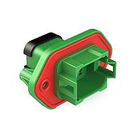 Amphenol SINE Systems AT04-08PC-PM14 Connectors 8 Pin Rcpt Pnl Mnt C SelfThread Gn Sl Ca