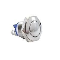 E-Switch PV2S640SS Anti-Vandal 0-2A 48VDC Off (On) 16mm Domed 1 Pole