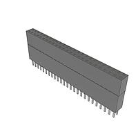 Samtec ESW-125-44-L-D Sockets .100" Elevated Socket Strip