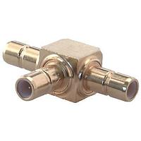 HUBER+SUHNER 46_SMB-50-0-2/111_NE RF Adapters - Tee  SMB jack(f), jack(f), jack(f)