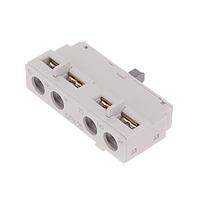 Carlo Gavazzi GFX20 Mounting Units Front mounted auxiliary switch for GMS-32, GMS-63 and GMS-100 with two normally open relay contacts.