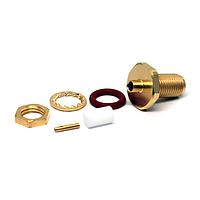 Radiall R125326000 Connectors SMA / STRAIGHT BULKHEAD JACK PANEL SEAL SOLDER TYPE - CABLE .085