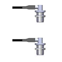 Amphenol Custom Cable Q-1S01S0008144i RF Cable Assemblies N-RJB/N-RJB RG58 144I