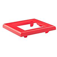 NKK Switches AT9201C Square .937" WIDE RED BEZEL FOR MLW SERIES