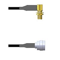 Amphenol Custom Cable Q-2R0550008009i RF Cable Assemblies SMA-RJB/TNC-SP RG58 9I