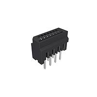 Amphenol FCI HLW7S-2A7LF Board Mount 1.00mm Flex Connectors, HLW-S series, 7 Position, Top Entry Non-ZIF Connector, 1mm (0.039inch) Pitch, No Kinked Terminal.