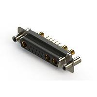 EDAC 628-13W3224-4T4 Mixed Contact D-Sub Connectors Vertical Combo Dsub