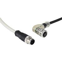 Bulgin PXPNPN12RAF04AFI006PUR Sensor Cables / Actuator Cables M12 A-coding 4 Pins Male Straight t