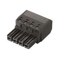 Weidmuller 1060400000 Receptacles BVF 7.62HP/03/180 SN BK BX