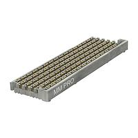 Molex 218910-1115 Connectors Mirror Mezz Pro Herm 2.50mm Conn Height 15 Pair 11 Row 688 Ckt 0.76um Gold Plat