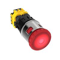 Banner Engineering SSA-EB1ML1P-02 Push Turn SSA-EB1 Panel-mount Emergency Stop Push Button; Lockable Illuminated 44 mm Actuator; Contacts: 2NC; Screw Terminals; 30 mm mounting hole