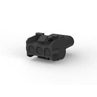 AMP Connectors - TE Connectivity 1-480701-9 Receptacle Housings CAP HSG 3P BLK