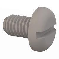 Essentra Components 50M060100N010 Pan Slotted Pan Slotted Screw, M6 X 1 Thread, 10mm Lg