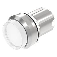 EAO 45-2231.22N0.000 Switch Actuators Illuminated pushbutton actuator white transparent lens raised above bezel momentary front/housing metal