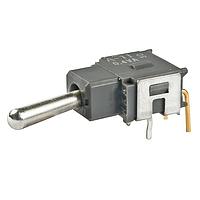 NKK Switches A11AH Process Sealed Subminiature Toggles SPST OFF-ON R/A WITH BRACKET