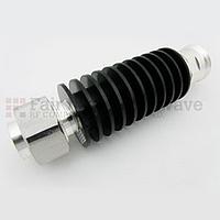 Fairview SA3D511-20 20 dB Fixed Attenuator 7/16 Male To 7/16 Female Up To 3 GHz Rated To 50 Watts With Black Aluminum Heatsink Body