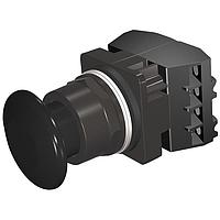 SIEMENS 52BM9W1G Pushbutton PUSHBUTTON,MOM,BLK,1 3/4" PLST,2POS,2NC