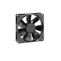 ebm-papst 3412N/37GV Axial Fan DC Axial Fan, 92x92x25mm, 12VDC, 29.4CFM, 1.5W, 32dBA, 2700RPM, Ball Bearing