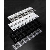 Ledil C17390_DAISY-7X1-ZT25 LED Lenses Linear lens rectang 7 Pos 19.0 x 259.0mm