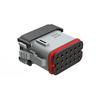 Amphenol SINE Systems AT16-18SE-EK02 18-Way 18 Position Plug, Ke Plug, Keyed E, Gray