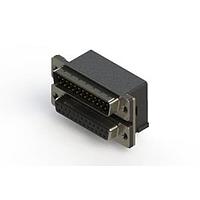 EDAC 663-025-264-001 Dual Port D-Sub Connectors Right-angle Dual Port D-Sub Connector