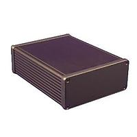 Hammond Manufacturing 1455Q1601BK PC Board MetalEndPanel, Black 6.30 x 2.03 x 4.92"