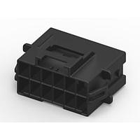 AMP Connectors - TE Connectivity 7-1971775-6 Headers & Wire Housings PTL 2X6 CAP PANEL MT HIGH TEMP KEY C BLK