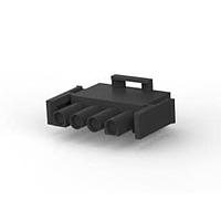AMP Connectors - TE Connectivity 1-480702-9 Plug Housings PLUG HOUSE 4 POS BLACK UL94V-2