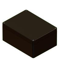 Serpac RB65P06B24B Watertight PLASTIC BOX WATERTIGHT ENCLOSURE BLACK/BLACK (6.30 x 4.72 x 2.95 in)